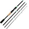 Zpengtai Canna da Pesca Canne da Pesca Baitcasting Spinning Travel Carbonio 4/5 sezioni Peso della Lenza 4-10 libbre Ultraleggero Esca Trota Pole 1.8/2.1m(1.8M Spinning Rod)