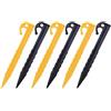 BGHYJKOL Picchetti Tenda 50/20/10Pcs Plastic Tent Stake Spiral Stakes Sardine Ground Garden And for Camping Accessories(Black - 10pcs)