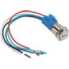 Jnchdghwa Interruttore A Pulsante per Clacson Ad Aria Metallico Impermeabile da 12V Compatibile con Auto Treno Barca 16MM per Uso Marino