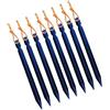 BGHYJKOL Picchetti Tenda 8pcs Tent Stakes Aluminum Alloy 7 inch Lightweight Camping Hiking Pegs for Sand Snow Beach Outdoor