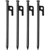 BGHYJKOL Picchetti Tenda 4pcs/Set Multiuse Tent Stakes Steel Awning Anchor Tarp Pegs Nails Outdoor Garden Camping Hiking(30cm)