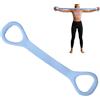 Genérico Fascia di resistenza a forma di 8, lettino in silicone elastico da 9 kg, accessorio per allenamento delle braccia, strumento di allenamento in palestra a casa, adatta per donne, pilates, Yog
