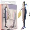 Générique Fishing Swimbaits - Bass Trout Lures, Realistic Action Casting Gear for | Professional Tackle Equipment