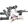 CaFfen Centralina Monopattino Elettrico 24V 36V 48V 250W 350W 500W Regolatore di Spazzola Kit Freno A Farfalla for Bici Elettrica Scooter Motore A CORRENTE CONTINUA(48V 500W)