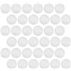 Homoyoyo 100 Pezzi Palline da Ping Pong Luminose e Brillantezza al Buio in Plastica Bianca Funzione Versatile per Attività All'aperto e Attività Scolastiche