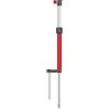 Hellery Portacanna da Terra Mani Libere Supporto Canna Pesca Portatile Lega di Alluminio Poggia Canna Pesca , Rosso