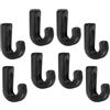 NULYLU Ganci per Canoa a J 8 in ABS Mini Ganci Elastici Multifunzionali, Accessori per Barca Gonfiabile e Canoa Rigida in Ambienti Esterni