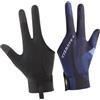 MFMEXUL Guanti da Biliardo a, Utilizzabili con, in Poliestere Elastico Traspirante, Facili da Indossare, Accessorio Portatile per, Nero Rosso Mano Destra