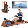 Wenoker Vogatore per la casa in legno massiccio pieghevole con display Bluetooth, struttura in legno di alta qualità, doppie guide scorrevoli, portata fino a 150 kg