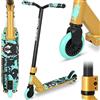 JOYCRUISE Monopattino Stunt - Monopattino Pro Trick per Bambini e Adolescenti (Età 6+), Monopattino Freestyle Kick con Manubrio Rotante a 360°, Deck in Alluminio Resistente e Ruote Lisce da 100mm