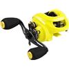 HVSYVVSRL Mulinello da baitcasting, sistema a doppio freno, 8 kg, resistenza massima 11 + 1 BBs 6,3:1, ad alta velocità, potenza eccezionale (giallo partacus, mano sinistra)
