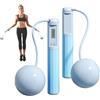 Generic Corda per saltare senza fili, per allenamento fitness e conteggio senza fili, con contatore, per allenamento a casa, al chiuso e all'aperto, fitness, per uomini, donne e bambini