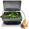 Besshepplo Ecoscandaglio subacqueo con schermo tattile da 4,3, fotocamera HD, batteria da 5000 mAh, angoli regolabili, profondità da 0,6 m a 73 m, per pesca in acqua chiara e torbida (G)