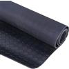 Generic Tappetino da palestra in gomma antiscivolo resistente - Protezione impermeabile per casa palestra e officina - resistente tappeto nero spesso 0,3 cm (1,2 m - 4,9 m) per auto e attrezzature da