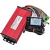 DUANSIYU Centralina Monopattino Elettrico BLDC Controller E-bike 60v 48v 2000w 36v 1000w Kit Scooter Elettrico S866 Display Accessori for Biciclette Elettriche(15G Sine kit TF-200)