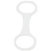 Maxtonser Clip per boccaglio in silicone di alta qualità con attacchi girevoli e sicuri per boccagli, cinghie e tubo di respirazione ovali