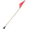 MERRYHAPY Bandiera di Avvertimento per Kayak Supporto in Acciaio e Base Stabile, Kit Accessori Nautici Pieghevole e Leggero, per Barche Leggere e Canoe, Montaggio Rapido per attività