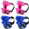 Garneck 2 Paia di Scarpe Roller in Pvc Regolabili Luci Led, Pattini e Adulti, Comodi e Facili da Usare per Sport e Divertimento