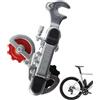 Genérico Deragliatore a 7 marce per mountain bike, deragliatore universale in metallo, robusto montaggio a gancio per bicicletta e bici da trekking, ricambio per bicicletta facile da installare