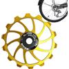 Generic Pulegge per fantini - Ruota Guida deragliatore Posteriore Bici - Puleggia del deragliatore in Ceramica Resistente all'Usura 14T/15T/16T, Resistente agli Urti e Liscia per Il Trasporto a Catena