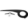 POPETPOP Copri Catena Bici 38-40 Denti in Metallo Nero, Stabilizzatore Catena e Paracatena per Mountain Bike in Urbani e