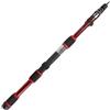 Minhe Canna da pesca telescopica in fibra di carbonio e mulinello per kit combinato set completo leggero portatile per vari metodi di pesca e condizioni (rosso)
