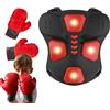 Tongfer Pettorina illuminata con guanti, protezione per il , protezione per il corpo, per giochi in casa, esercizi, allenamento, stile di vita, giochi a casa