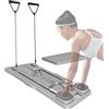 Generico Tavola per Piegamenti Fitness,Trainer Scivolante Per Pilates Con Cuscini Gomito Ingranditi | Attrezzo Stabile con Rimbalzo Automatico per Allenamento Addominali Schiena Equilibrio Uomini Donne Palestr