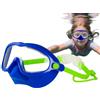 Generico Kinder Schwimmbrille Mit Nasenschutz - Anti Beschlag Silikon Schwimmmaske Verstellbar | Leckfreie Taucherbrille Für Kinder Schnorcheln Schwimmen Pool 16x7x3cm 100g Schwimmunterricht