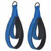 SZLIFE Pilates Accessori Cinghie Double Loop Imbottite Maniglie Allenamento Fermo Stratching con D- Adatti per Programma di Esercizi Fitness Palestra Casa, Nero