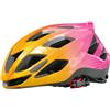 MFMEXUL Casco da Bicicletta per Bambini Realizzato in Materiali PC, Fodera Interna Lavabile, Facile da Regolare E Ventilato, Adatto al Ciclismo, Rosa Arancione