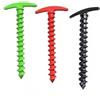 BGHYJKOL Picchetti Tenda 10 PCS/Pack Outdoor Camping Tent Pegs Ground Nails Screw Anchor Stakes Hiking Pins Accessories(Green)