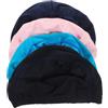 Luxshiny 4 Pezzi Cuffia da Nuoto in Nylon per Adulti, Elastico e Facile da Indossare, Cappello Piscina Unisex per Nuoto in Piscina, Protezione Chioma Colore Casuale
