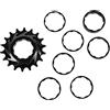 AugustknowU Kit di conversione ruota libera a 18 denti per mountain bike a velocità singola, Dirt Jump Street Bike con struttura in alluminio 7075 e supporto (viola)