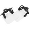 MAGICLULU 2 Pezzi Occlusore per Occhiali da Tiro Bianco in ABS Clip Regolabile, Facile da Installare e Rimuovere, per Tiro L'Arco e Allenamento