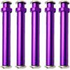 NbgrvB Manopola di ricambio per mulinelli da pesca Daiwa, in lega di alluminio, perno da 4 mm, per mulinelli da spinning e baitcasting (5 pezzi viola)
