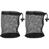 Jwthee Borsa portaoggetti per palline da golf da 2 pacchi, Custodia per palline da golf in rete di nylon con coulisse, Borsa per organizer per attrezzature sportive per la raccolta di (Può contenere 25