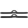 BEAZOOM Cinghia per pinne da immersione a sgancio rapido, materiale TPR, imbracatura regolabile per immersioni e snorkeling con fibbia in PC, nero, L 41,5 cm (codice L)