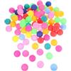 Ciieeo 150 Pezzi Palline Finitura Fine 40mm in Plastico da Ping Pong Colorate Leggere per Feste Annuali per Attività Ricreative e Decorazioni