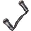 Kivivaka Manopola in fibra di carbonio per mulinelli da baitcasting, adatta per DAIWA per ABU serie S, albero da 8 x 5 mm, per migliorare la scorrevolezza e la stabilità di combattimento (mano destra, grigio)