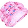 Kichvoe 2 Pezzi Cuffia da Nuoto in Poliestere Resistente Agli Strappi, Adatta per Chioma Lunghi, per Bagno e Surf Design Cartone Animato Unicorno Rosa