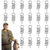 Générique Lock Twist Spring Lock - di esche con ganci da pesca | 20 viti a vite fissa fissa, perno Gear- Keeper Springs Finders, di fissaggio sicuro