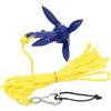 SEVEQIS Corda per Ancora, Canoa for Ancoraggio alla deriva Galleggiante for Adatta for gommoni con for Barche SUP Paddle Board for a Motore