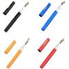 MoSundi - Canna da pesca telescopica leggera, design a penna, 1 metro, in lega di alluminio, compatta, portatile, per lago, fiume, mare, nero