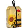 CNTDBU Cute Bee - Borsa per scarpe da viaggio, impermeabile, per valigia, 3 in 1, per scarpe da ginnastica