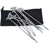 BGHYJKOL Picchetti Tenda 10pcs25cm Fluorescent Tent Peg with Storag Bag Luminous Stake Tarp Pegs Canopy Awning Nail