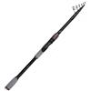 Zpengtai Canna da Pesca Canna da Pesca telescopica in Fibra di Carbonio ad Alto tenore 1,8 a 3,0 m con Anelli Guida Action Power Big Eye, Canna Spinning a Lungo Lancio(2.7m)