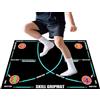 Ocastuted Tappetini da Pallacanestro per Allenamento,Attrezzatura Per Allenamento Sportivo Con Palla,Pedane Con Impronte Per Basket | Per Bambini Adulti Giocatori Allenatori Insegnanti Casa Palestra