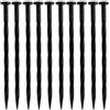 BGHYJKOL Picchetti Tenda Garden Anchoring Pegs for Lawn Edging Stakes Turf Fixing Nails Landscape Staples for Barrier Mat Tent Tools(15cm-10pcs)