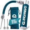 MOMEVO® PocketAir Mini Pompa per Palloni Alluminio, Blu Petrolio